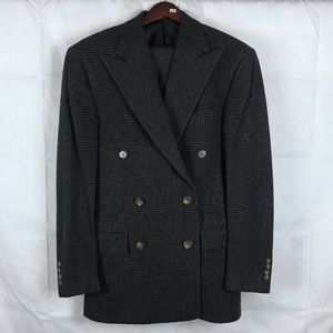 Polo by Ralph Lauren, Charcoal Grey, 2 Piece, 100% Virgin Wool, Size 38 R Suit